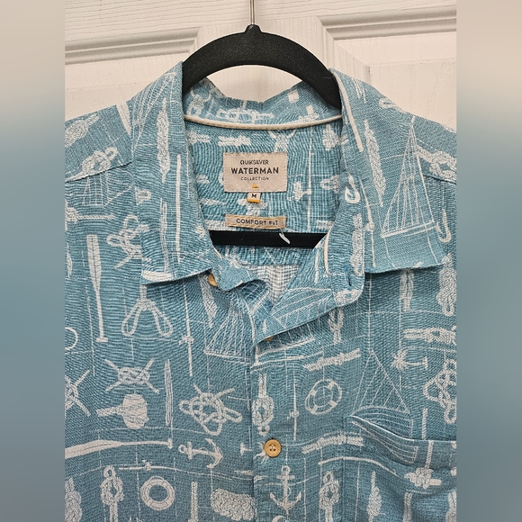 Quicksilver Watermans Collection Comfort Fit Blue Nautical Knots - Picture 3 of 13